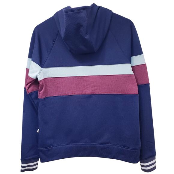 COTOPAXI Bandera Crew Full Zip Hoodie Jacket Blue Burgundy Women's Small ~ EUC - Picture 8 of 12